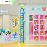  Tranh mica EPeBen dán tường nổi 3d Thước đo chiều cao phi hành gia decor trang trí Phòng ngủ cho bé, Lớp Học Mẫu giáo 