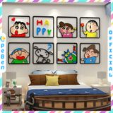  Tranh mica EPeBen dán tường nổi 3d hình Shin Cậu Bé Bút Chì decor trang trí Phòng Cho Bé, Nhà Trẻ 