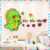  Tranh mica EPeBen dán tường nổi 3d hình Khủng Long Vịt Dễ Thương Bắn Tim biu, trang trí Mẫu Giáo, cửa hàng, Phòng cho bé 