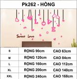  Tranh mica EPeBen dán tường nổi 3d hình Sweet Love decor trang trí tường nhà, phòng khách, phòng ngủ 