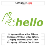  Tranh mica EPeBen dán tường nổi 3d hình Hello Ok decor trang trí Dán Quầy Thu Ngân, Cửa Hàng 