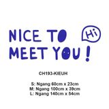  Tranh mica EPeBen dán tường nổi 3d hình Thank you for coming decor trang trí Phòng cho bé, Phòng ngủ, Mẫu giáo 