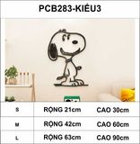  Tranh mica EPeBen dán tường nổi 3d hình Thước snoopy & friend decor trang trí phòng cho bé, Trường mầm non, cửa hàng 
