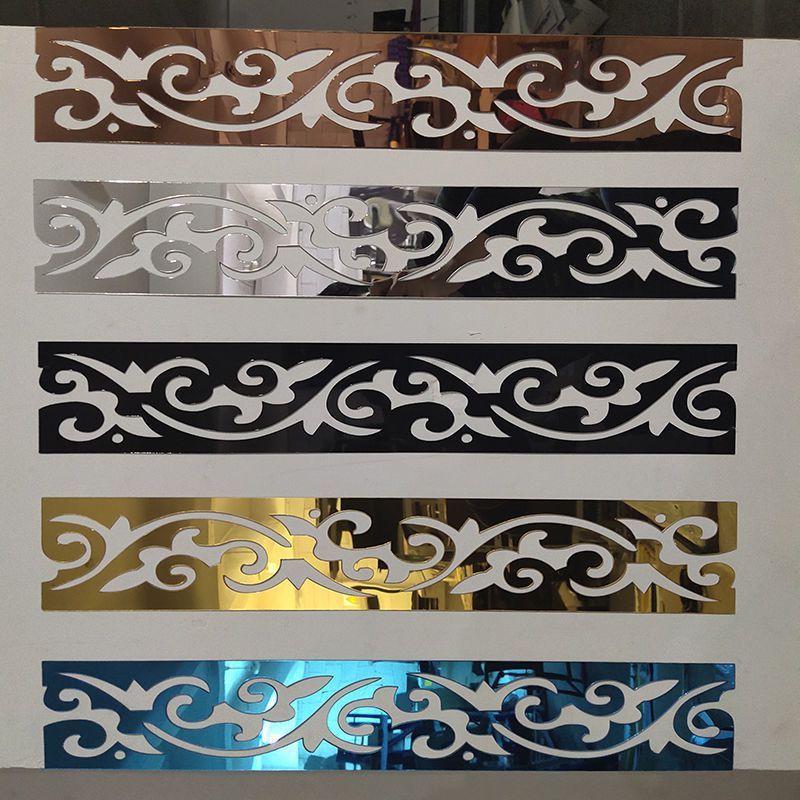  Miếng dán Mica len tường, phào chỉ (có sẵn lớp keo) sang trọng decor trang trí phòng khách, cửa hàng, phòng ngủ 