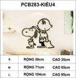  Tranh mica EPeBen dán tường nổi 3d hình Thước snoopy & friend decor trang trí phòng cho bé, Trường mầm non, cửa hàng 