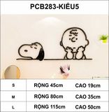  Tranh mica EPeBen dán tường nổi 3d hình Thước snoopy & friend decor trang trí phòng cho bé, Trường mầm non, cửa hàng 