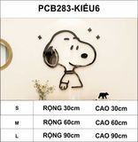  Tranh mica EPeBen dán tường nổi 3d hình Thước snoopy & friend decor trang trí phòng cho bé, Trường mầm non, cửa hàng 
