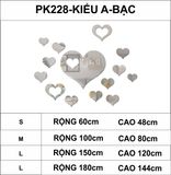  Tranh mica EPeBen dán tường nổi 3d hình Trái tim xinh đẹp decor trang trí phòng khách, phòng ngủ, cửa hàng 