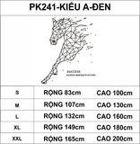 Tranh mica EPeBen dán tường nổi 3d hình con vật nghệ thuật hình khối polygon hươu ngựa chim cá Trang trí phòng khách 