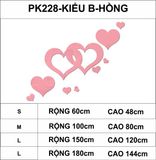  Tranh mica EPeBen dán tường nổi 3d hình Trái tim xinh đẹp decor trang trí phòng khách, phòng ngủ, cửa hàng 