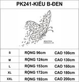  Tranh mica EPeBen dán tường nổi 3d hình con vật nghệ thuật hình khối polygon hươu ngựa chim cá Trang trí phòng khách 