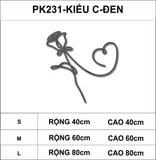  Tranh mica EPeBen dán tường nổi 3d hình love Trái tim cách điệu decor trang trí phòng khách, phòng ngủ, cửa hàng 
