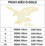  Tranh mica EPeBen dán tường nổi 3d hình con vật nghệ thuật hình khối polygon hươu ngựa chim cá Trang trí phòng khách 
