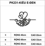  Tranh mica EPeBen dán tường nổi 3d hình love Trái tim cách điệu decor trang trí phòng khách, phòng ngủ, cửa hàng 