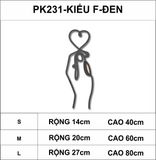  Tranh mica EPeBen dán tường nổi 3d hình love Trái tim cách điệu decor trang trí phòng khách, phòng ngủ, cửa hàng 