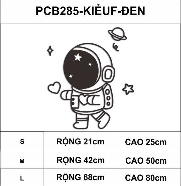  Tranh mica EPeBen dán tường nổi 3d hình Phi hành gia decor trang trí phòng ngủ cho bé, nhà trẻ, cửa hàng 