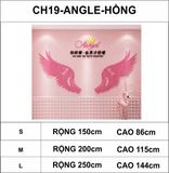  Tranh mica EPeBen dán tường nổi 3d hình đôi cánh thiên thần decor trang trí nhà, cửa hàng, shop thời trang 