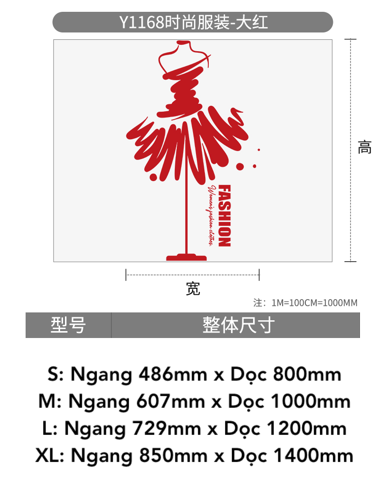  Tranh mica EPeBen dán tường nổi 3d hình Fashion Women decor trang trí Cửa Hàng, Shop Thời Trang 