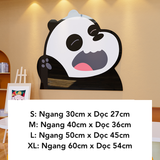  Tranh mica EPeBen dán tường nổi 3d hình Gáu Trúc Vịt Con decor trang trí Phòng Cho Bé, Mầm Non 