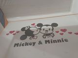  Tranh mica EPeBen dán tường nổi 3d hình mickey và minnie dễ thương decor trang trí phòng ngủ vợ chồng, phòng cho bé 