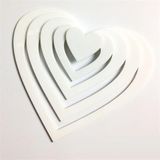  Tranh mica EPeBen dán tường nổi 3d hình hình tròn, trái tim, decor trang trí tường nhà, phòng khách, cửa hàng, quán café 