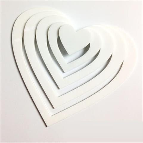  Tranh mica EPeBen dán tường nổi 3d hình hình tròn, trái tim, decor trang trí tường nhà, phòng khách, cửa hàng, quán café 