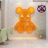  Tranh mica EPeBen dán tường nổi 3d hình Kaws Bearbrick decor trang trí quán cafe, trà sữa, cửa hàng, spa, salon 