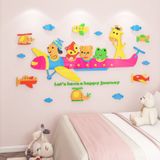  Tranh mica EPeBen dán tường nổi 3d hình dán 3D sở thú dễ thương  decor trang trí Lớp Học Mầm Non, Mẫu giáo, Phòng cho bé 