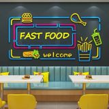  Tranh mica EPeBen dán tường nổi 3d hình đồ ăn Fast Food, hamburger decor trang trí Cửa hàng ăn nhanh, Nhà Hàng, Quán ăn 