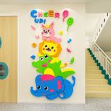  Tranh mica EPeBen dán tường nổi 3d hình Tình bạn muôn loài decor trang trí Phòng ngủ cho bé, Phòng khách, Mẫu giáo 
