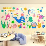  Tranh mica EPeBen dán tường nổi 3d hình Nàng Tiên Cá  decor trang trí Phòng cho bé, Phòng ngủ, Phòng khách,Mầm non 
