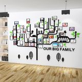  Tranh mica EPeBen dán tường nổi 3d hình Cây khung ảnh Gia Đình Lớn decor trang trí Phòng làm việc, Văn Phòng Công Ty 