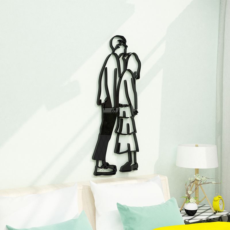  Tranh mica EPeBen dán tường nổi 3d hình Cặp Đôi Yêu Nhau decor trang trí Phòng ngủ, Phòng khách, Phòng trọ, Phòng cưới 