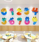  Tranh mica EPeBen dán tường nổi 3d hình Số Đếm  decor trang trí Phòng cho bé, Phòng ngủ, Phòng khách,Mầm non 