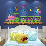  Tranh mica EPeBen dán tường nổi 3d hình Đoàn Tàu Xe Lửa decor trang trí Lớp Tiếng Anh, Mầm Non 