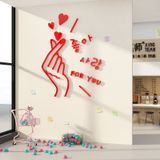  Tranh mica EPeBen dán tường nổi 3d hình Thả Tim Hàn Quốc decor trang trí Phòng ngủ, Phòng khách, Spa, Salon Làm Đẹp 