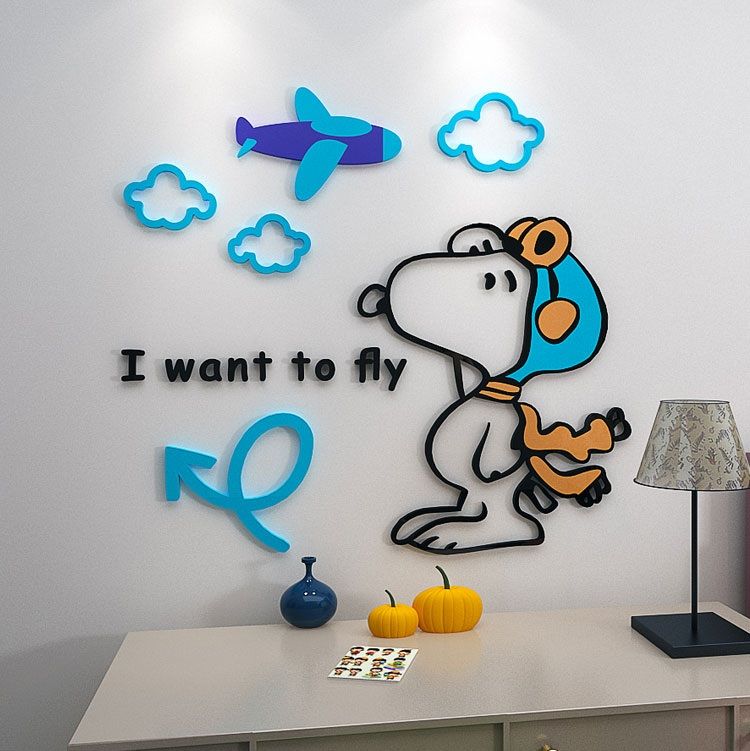  Tranh mica EPeBen dán tường nổi 3d hình Do good dream  decor trang trí Phòng cho bé, Phòng ngủ, Phòng khách,Mầm non 