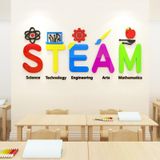  Tranh mica EPeBen dán tường nổi 3d hình STeam decor trang trí Phòng học, Phòng ngủ, Phòng khách,Mầm non 