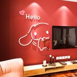  Tranh mica EPeBen dán tường nổi 3d hình Thỏ Dễ Thương decor trang trí Phòng Cho Bé, Phòng Khách 