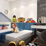  Tranh mica EPeBen dán tường nổi 3d hình Sesame Street decor trang trí Phòng ngủ cho bé, Lớp Học Mẫu giáo, Khu Vui Chơi 