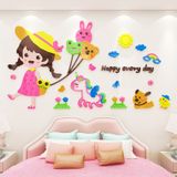  Tranh mica EPeBen dán tường nổi 3d hình dán công chúa 3D decor trang trí Phòng cho bé, Phòng ngủ, Mẫu giáo, Phòng học 