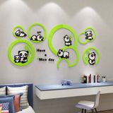  Tranh mica EPeBen dán tường nổi 3d Thế giới gấu trúc trang trí Phòng cho bé, Phòng ngủ 