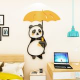  Tranh mica EPeBen dán tường nổi 3d hình Gấu Trúc dù bóng Dễ Thương decor trang trí Phòng Cho Bé, Phòng Ngủ 