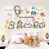  Tranh mica EPeBen dán tường nổi 3d hình Những người bạn tốt decor trang trí Phòng ngủ cho bé, Lớp Mẫu giáo, Mầm non 
