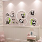  Tranh mica EPeBen dán tường nổi 3d Thế giới gấu trúc trang trí Phòng cho bé, Phòng ngủ 