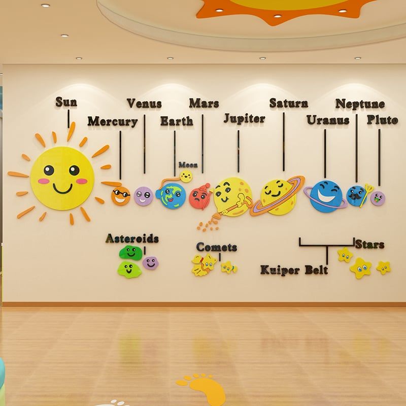  Tranh mica EPeBen dán tường nổi 3d Thiên hà lung linh trang trí Phòng cho bé, Phòng ngủ 