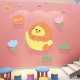  Tranh Fomex EPeBen dán tường nổi 3d Hình Những chú vịt con decor trang trí Phòng ngủ, Phòng khách, Mẫu giáo 