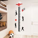  Tranh mica EPeBen dán tường nổi 3d Thước Đo Chiều Cao hình bóng rổ decor trang trí Phòng ngủ cho bé, Lớp Học Mẫu giáo 