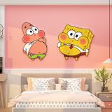  Tranh Fomex EPeBen dán tường nổi 3d Hình Bọt Biển Tinh Nghịch decor trang trí Phòng cho ngủ bé, Phòng khách, Mẫu giáo 