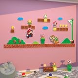  Tranh Fomex EPeBen dán tường nổi 3d Hình Thế giới Mario decor trang trí Phòng cho bé, Phòng ngủ, Phòng khách, Mẫu giáo 